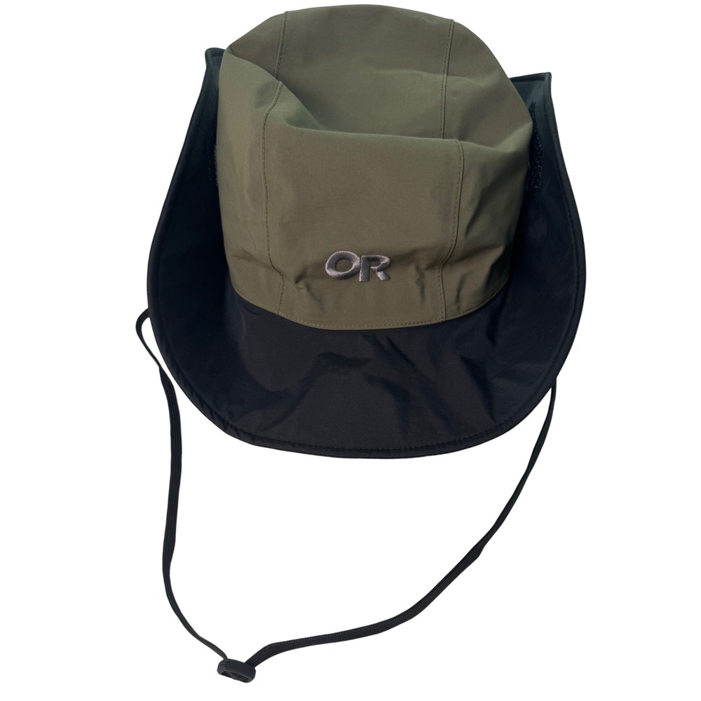 Outdoor Research Seattle Rain Hat GORE-TEX Fatigue Black Large 280135 NWT